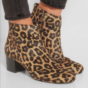 Sam Edelman leopard ankle booties
